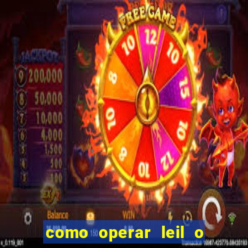 como operar leil o de abertura mini indice